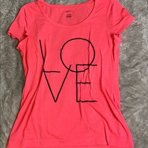 Pink Material Girl ‘LOVE’ T-shirt